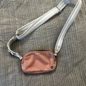 lululemon pink mini belt bag